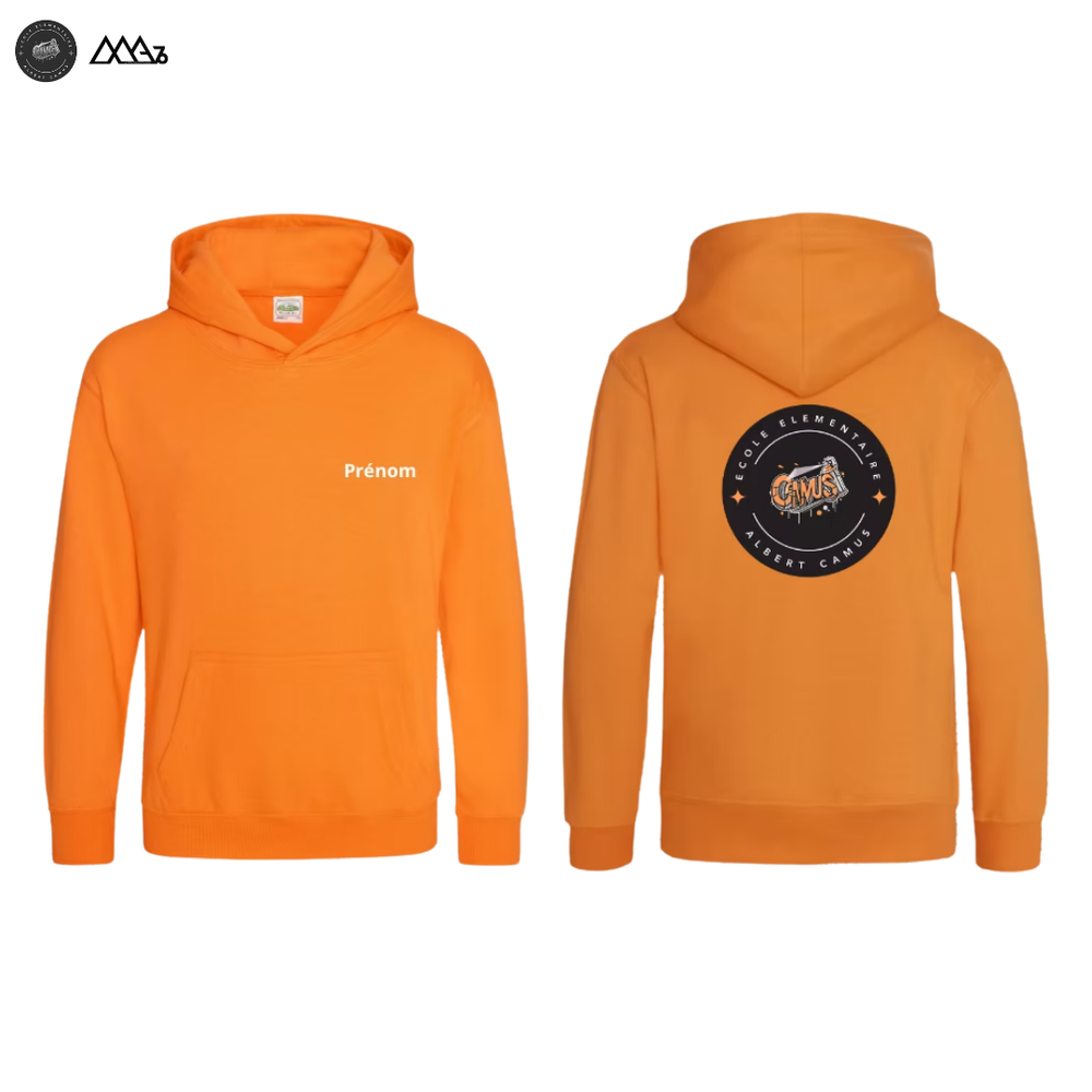 Sweat capuche marquage dos - EAC