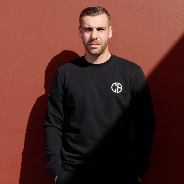 Sweatshirt col rond Noir - CB18
